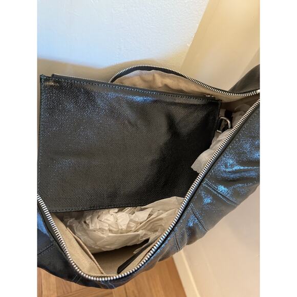 Lemaire croissant large coated messenger bag - Forest green - Picture 3 of 11